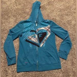 Roxy Zip Sweater Size Small